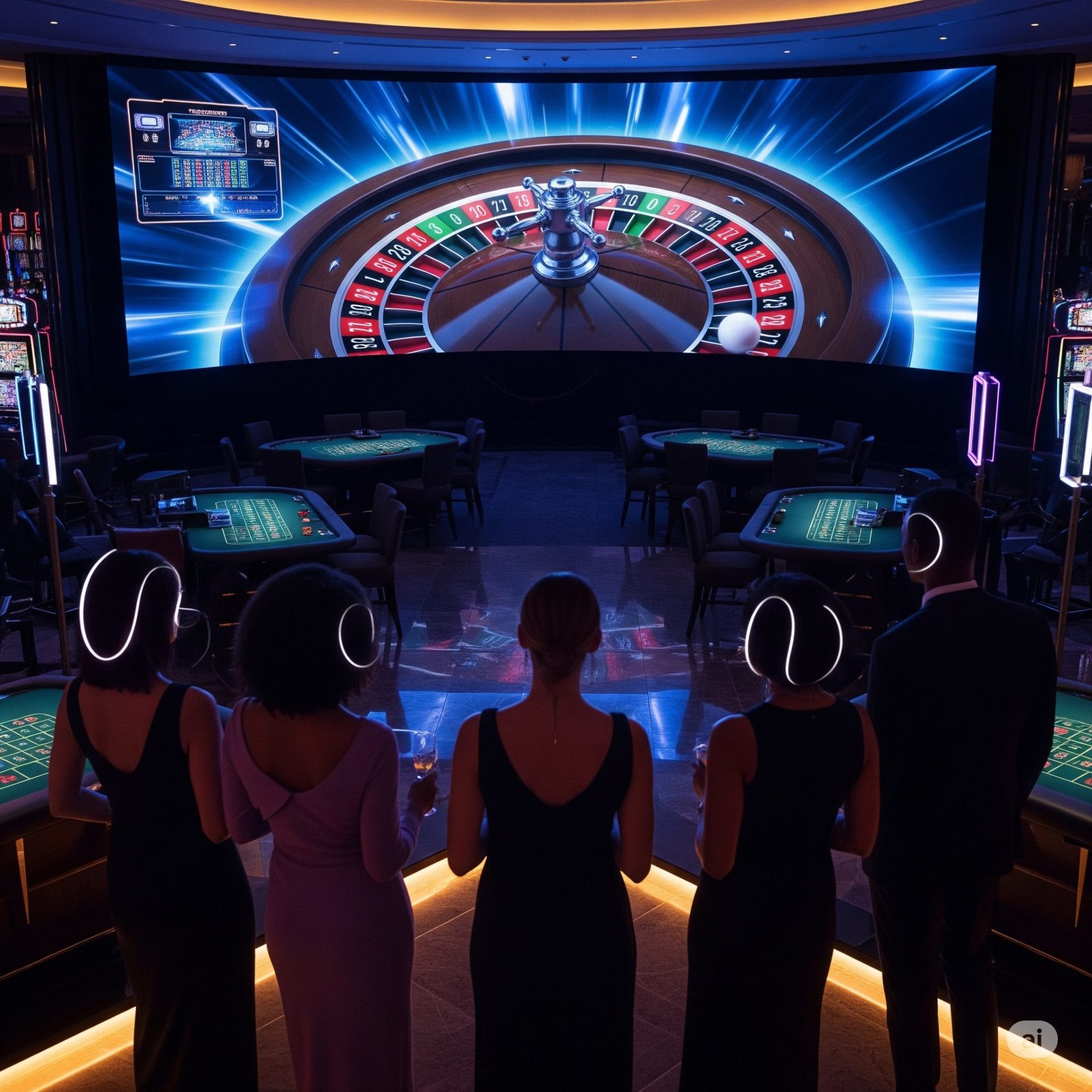 écran xxl salle de jeux 